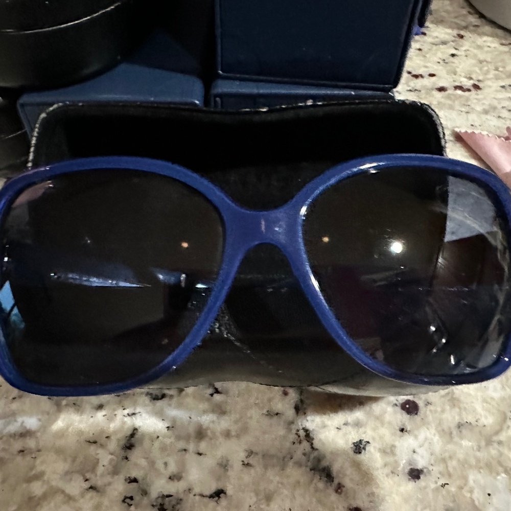 Blue Chanel sunglasses